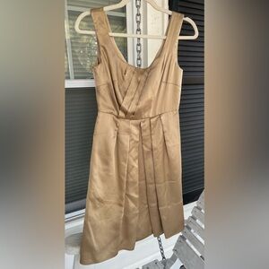 Banana Republic 100% Golden Silk Dress